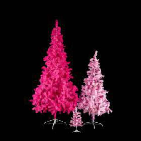 Roze kerstboom